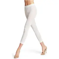 Falke Pure Matt eenkleurig materiaal halfdoorzichtig 50 DEN legging dames wit - maat S