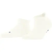 Falke Keep Warm kort eenkleurig wol sneakersokken enkelsokken unisex wit - maat 35-36