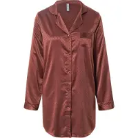 Lingadore Night Nachthemd Brown Dots | Maat: 4XL | Kleur: Bruin
