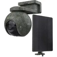 Ezviz EB8 Pro 4G Ranger Kit - 4K motorische buitencamera met accu en zonnepaneel, 4G + Wi-Fi, GPS, kleuren nachtzicht, actieve beveiliging, tweewegs audio - Camouflage