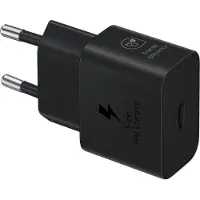 Samsung -snellader, USB-C, 25 W, zonder datakabel, Zwart