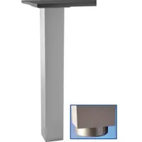 STRATE Tafelpoot Jumbo, 87 cm, verstelbare steunpoot, hoogte verstelbaar, draagvermogen 250 kg