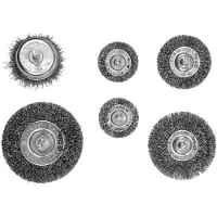 YATO YT-47593, Borstelset, Metaal, 4500 omwentelingen per minuut, 6 stuks