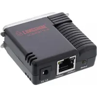 Longshine Printserver 10/100 1x Parallel klein/WEB Managem., Printer server