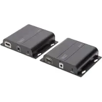 Digitus DS-55122 audio/video extender AV-zender & ontvanger Zwart