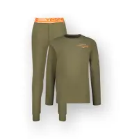 Vingino pyjama Wose armygroen Jongens Stretchkatoen Ronde hals Effen - maat 98/104