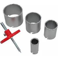 AWTOOLS SCIES CLOCHES IN TUNGSTEN / 33-53-68-83mm / SET VAN 6 STUKS.
