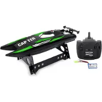 Jamara Speedboot Junior 32 X 9,5 X 5,5 Cm Zwart/groen 4-delig