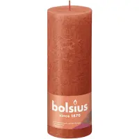 Bolsius Stompkaars Rustiek Shine Oranje 85 Uur D 6,8 H 19 Cm