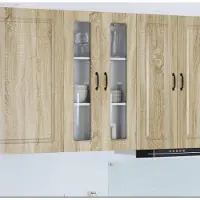 vidaXL Vaatwasserpaneel Kalmar Sonoma Eik 60 x 31 x 100 cm