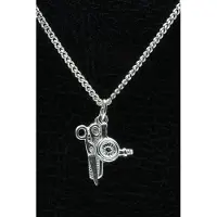 MOOYE ® - Collectie Zilveren Kapper set ketting hanger