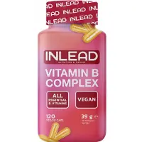 INLEAD Vitamin B Complex (120 Caps) Unflavoured - Vitaminen, mineralen & gezondheid - Vitaminen