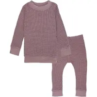 Lodger 2-delige pyjama Ciumbelle Rose Paars Jongens/Meisjes Katoen Ronde hals - maat 104