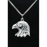 MOOYE ® - Collectie Zilveren Arend ketting hanger - kop