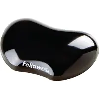 Fellowes ergonomische polssteun Crystals gel - zwart