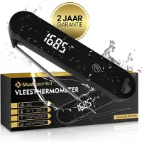 MostEssential Vleesthermometer - Ultimate Edition - BBQ Thermometer - Kernthermometer - Zwart