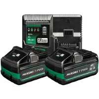 HiKOKI UC36YSL2WAZ | MultiVolt boosterpack 18V/36V (2x 8.0Ah 18V / 4.0Ah 36V accu + UC36YSL2 snellader) - UC36YSL2WAZ
