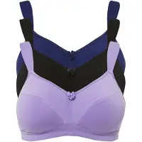 Bonprix BH navy / lichtlila / zwart