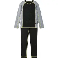 Reima Sport onderkleding 'Taitoa' geel / grijs gemêleerd / zwart gemêleerd