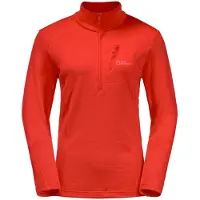Jack Wolfskin Fleece voor dames met halve rits Kolbenberg (GT)