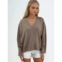 Busem V-hals Lange Mouwen Blouse