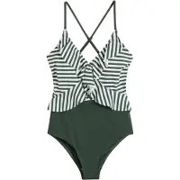 Bonprix Badpak met cut-out en volants 44