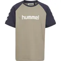 Hummel kindersportshirt met Hmljr-logo, T-shirt met korte mouwen 229742