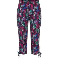 Angel of Style - Dames - Caprilegging vlinderpatroon - Zwart - Maat 48