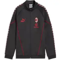 Puma Sportief sweatvest 'AC Milan King Anthem' donkergrijs / rood / wit