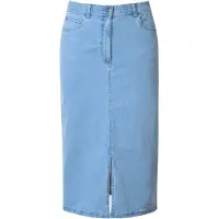 Ulla Popken Rok blauw denim