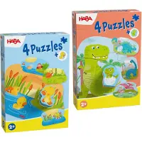 Haba Steckpuzzle Puzzle-Set mit Holzfiguren