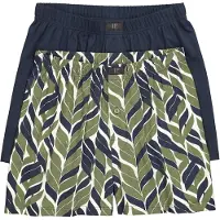 JP 1880 Boxershorts navy / lichtgroen / wit