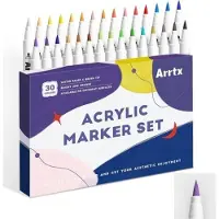 ARRTX - Acrylmarkers - 30B - Paint Brush Tip Markers - 30 kleuren