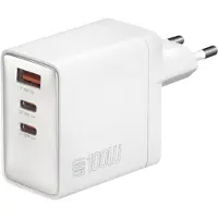 4smarts Netadapter GaN Pocket, 100W, 2x USB-C + 1x USB-A, wit