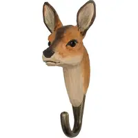 Wildlife Garden Met De Hand Gesneden Haak Hert - Haken en hangers Hout - WG507