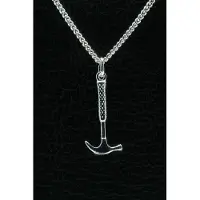 MOOYE ® - Collectie Zilveren Hamer ketting hanger - middel