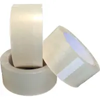 Burmann PVC kleefband - transparant - 50mm x 100m
