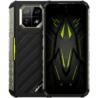 Ulefone Rugged Smartphone Armor 22 4G G96 8GB 256GB 6600-33W A13, Night, Slim, Black w Green