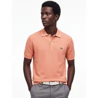 Lacoste Poloshirt oranje katoen normale fit