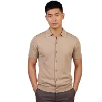 Born with Appetite Beige doorknoop polo fulton knitted
