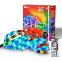 Briloner - LED Strip - 5 meter - RGB verlichting - dimbaar - met RGBIC of witte tonen - met afstandsbediening - zelfklevend
