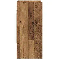 vidaXL Wandplank Muurmontage Oud hout 80 x 36 x 80 cm Bewerkt hout