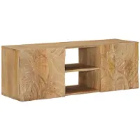 vidaXL Wand TV Kast met plank met opslag met de deur 100 x 30 x 35 cm