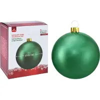 Nobrand Kerstbal opblaasbaar 65 cm groen