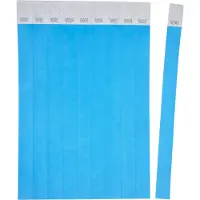 Avery Zweckform Scheurvrije papier polsbandjes TYVBL - Tyvek - 19 x 256 mm – genummerd (niet afdrukbaar) – blauw – 500 stuks