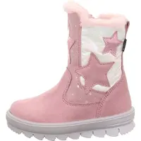 Superfit Snowboots 'Flavia' rosa / zilver / parelwit