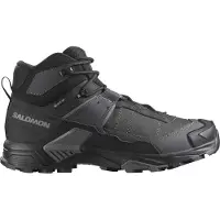 Salomon - Heren wandelschoenen - X Ultra 5 Mid Wide GTX M Black / Asphalt / Castlerock voor Heren - Maat 10,5 UK - Zwart