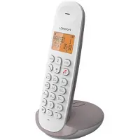 Logicom Draadloze vaste telefoon - Dect Iloa 155T Solo - Taupe - Met antwoordapparaat