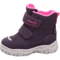 Superfit Laarzen 'Husky1' grijs / braam / pink