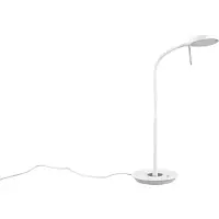 TRIO MONZA Tafellamp - Bureaulamp - Wit mat - Dimbaar en lichtkleur instelbaar